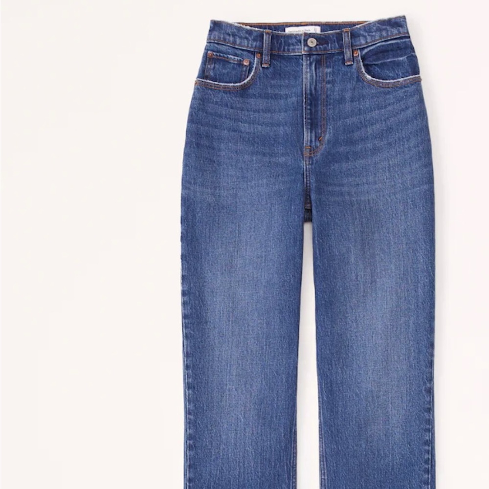 Abercrombie Curve Love 90’s straight ultra high rise